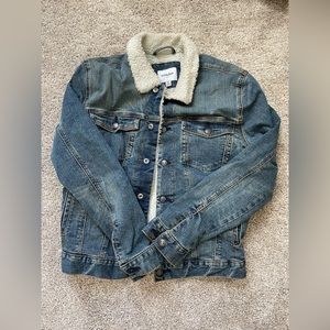 Target Goodfellow & Co sherpa denim jacket - Medium